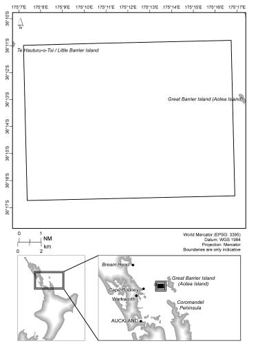 Map of Cradock Channel Seafloor Protection Area