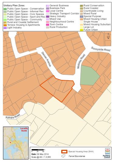 Denver Avenue, Henderson special housing area