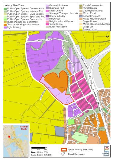 Fred Taylor Drive, Massey special housing area