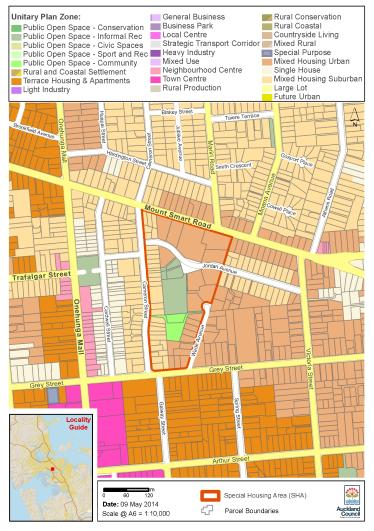 Jordan Avenue, Onehunga special housing area