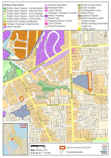 New Windsor Cluster special housing area