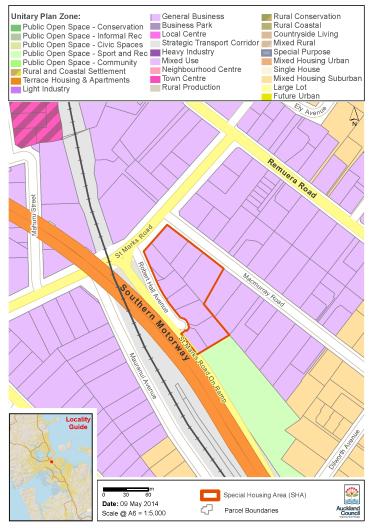 St Marks Road, Remuera special housing area