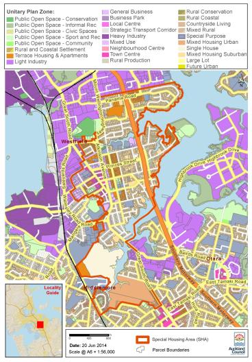 Otahuhu Coast Strategic special housing area