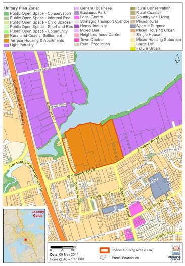 Walmsley Road, Mangere special housing area