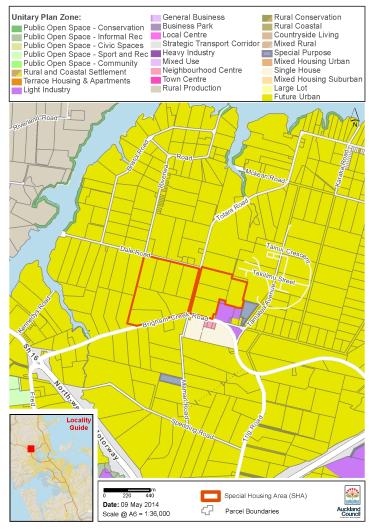 Whenuapai Village, Whenuapai special housing area