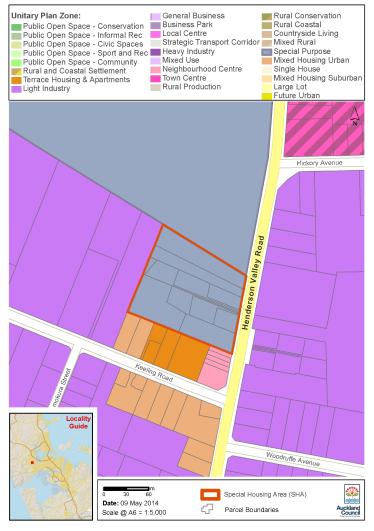 Wilsher Village, Henderson special housing area