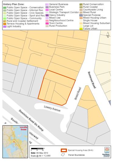 Bristol Road, Mt Roskill special housing area