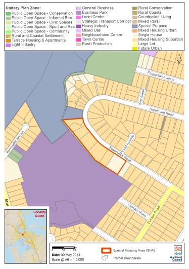 Haverstock Road, Sandringham special housing area